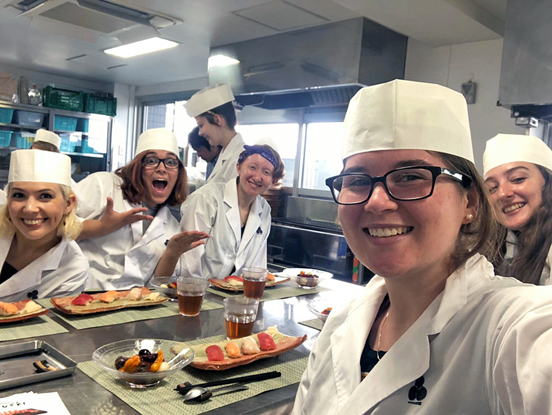 KCP students in cooking class.