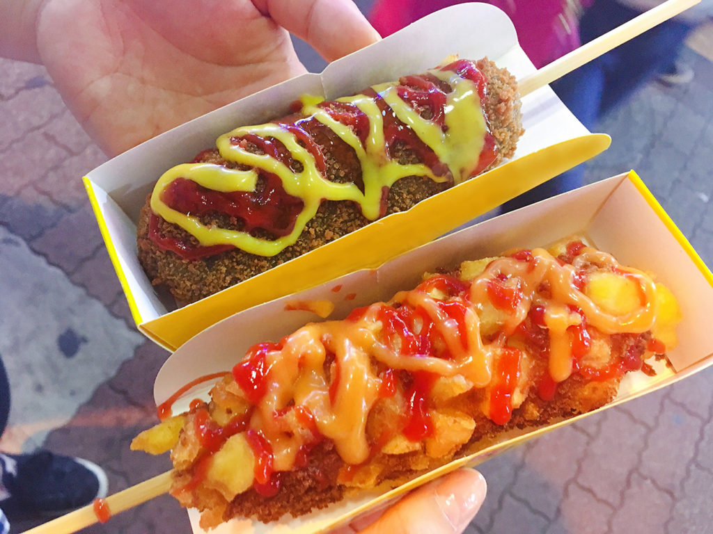 Shin Okubo Korean hotdog