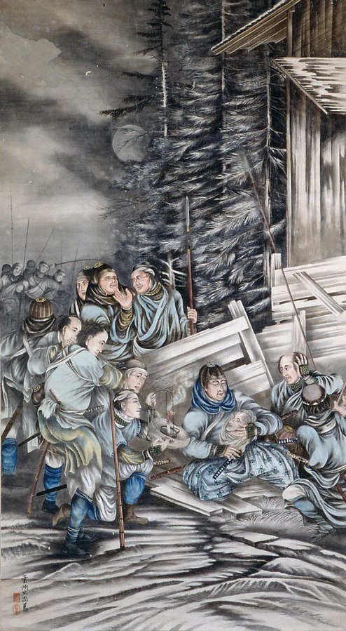Akō Vendetta, by Yasuda Raishū, Homma Museum of Art, Japan.