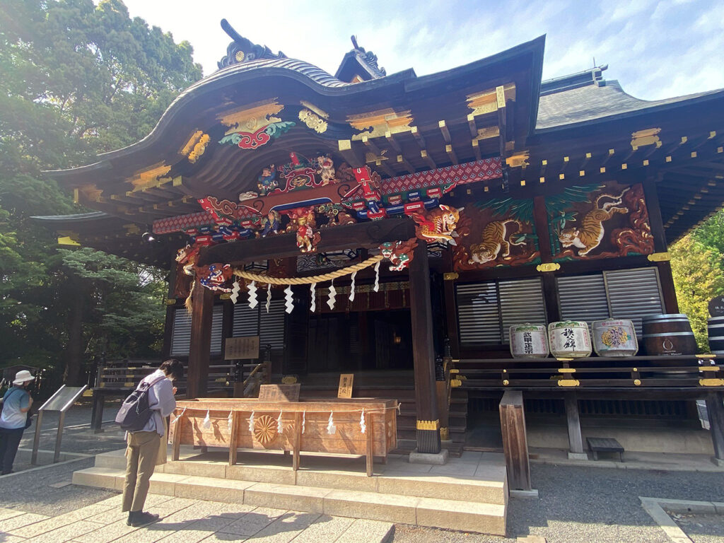 An exterior photo of one of the temples located at the Chichibu Imamiya shrine